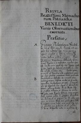 Commentarius in Regulam Sancti Benedicti